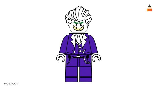 How To Draw LEGO Joker Set | Drawing LEGO Joker #LEGO #coloringbook