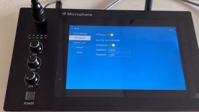 Tonmind IP Paging Microphone SIP-M20 смотреть онлайн