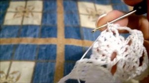 Скатерть "Красивая"(свяжет даже начинающий) Часть 2