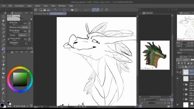 Speedpaint All Wings of Fire Dragons Part 11 Leafwings смотреть онлайн