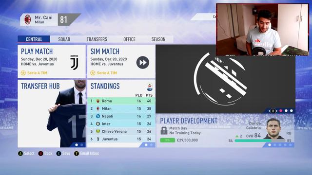 FIFA 19 AC MILAN CAREER MODE #10 - CRISTIANO RONALDO VS AC MILAN!!! смотреть онлайн