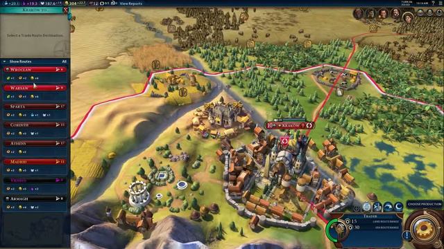 Первый взгляд на Польшу в Civilization VI смотреть онлайн
