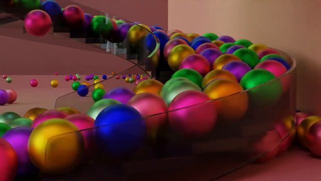 Blender 3.4.1 Evee Binlerce Topun Merdivenlerden Düşme Animasyonu смотреть онлайн