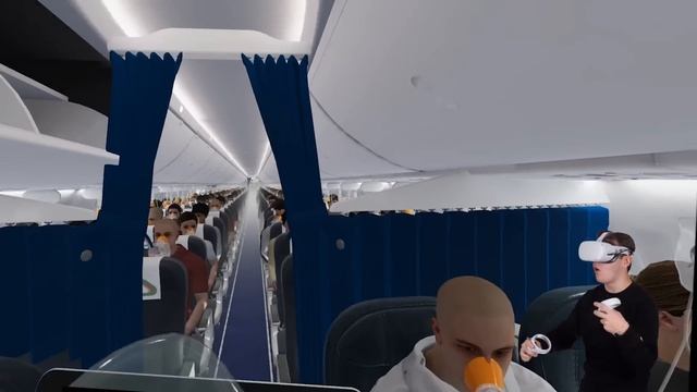 Surviving A Plane Crash - Flight Attendant VR Simulator смотреть онлайн