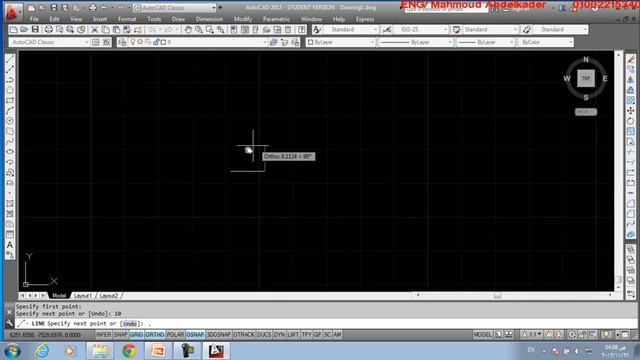 دورة الاوتوكاد للمهندس محمود عبدالقادر فيديو 2 AUTOCAD 2013 смотреть онлайн