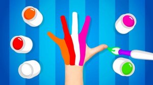 смесь Изучение цветов с семьей пальчиков Плим-Плим #1  ♫ Детские Песни ♫ Плим Плим