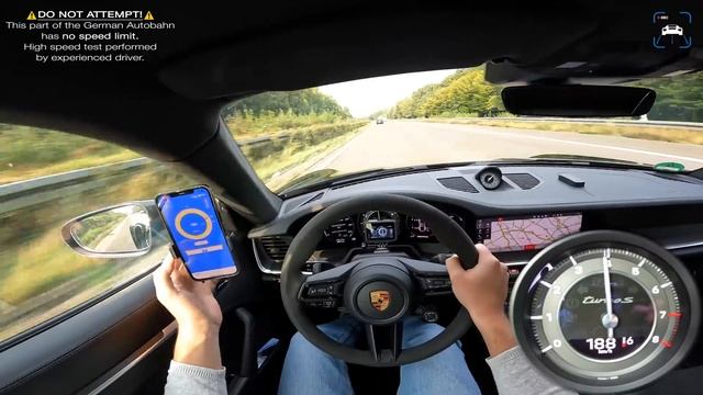 900HP Porsche 992 Turbo S 328KM/H on AUTOBAHN [NO SPEED LIMIT] by AutoTopNL смотреть онлайн
