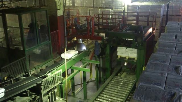 Работа ШФМ №1, 4, 5 . Выход паллет на Signode через конвейера. смотреть онлайн