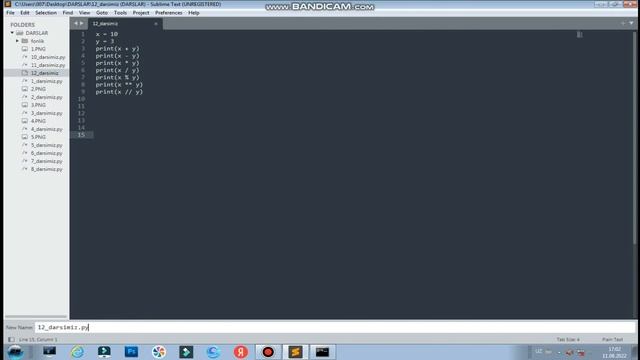 python dasturlash tili 12-dars (operatorlar(1-qism)) смотреть онлайн