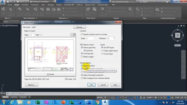Convert PDF to DWG file with original scale смотреть онлайн
