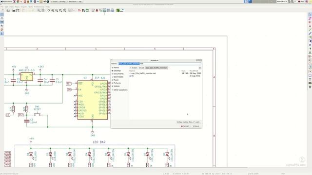 ESP8266: Highway Jams Monitor. Part I. LED Bar PCB. смотреть онлайн