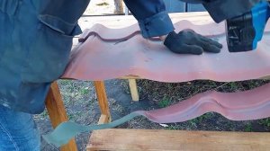 БОЛГАРКА не нужна. Режу профлист с помощью шуруповерта и интересной насадки