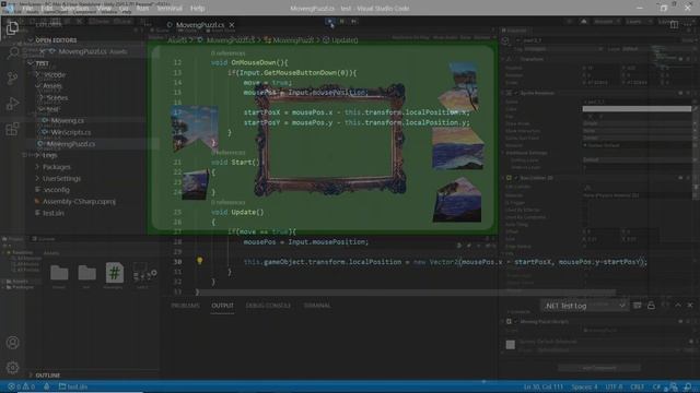 Создал простые пазлы на Unity! / Как создать игру? смотреть онлайн