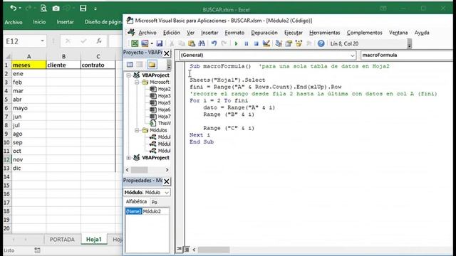 25 - Búsquedas en Excel mediante VBA -Método FIND o VLOOKUP смотреть онлайн