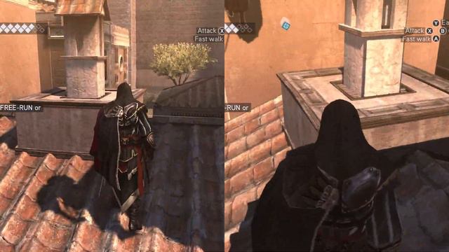 Assassin's Creed Brotherhood - 1080p Low vs High visual comparison -Ubisoft Ezio Auditore di firenz смотреть онлайн