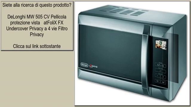 DeLonghi MW 505 CV Pellicola protezione vista atFoliX FX Undercover Privacy a 4 vie Filtr смотреть онлайн