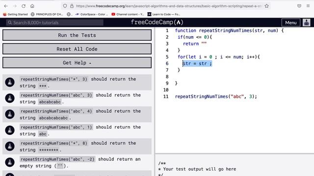 Watch me learn web dev.JavaScript: Repeat a string смотреть онлайн