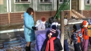 прогулка в детском саду