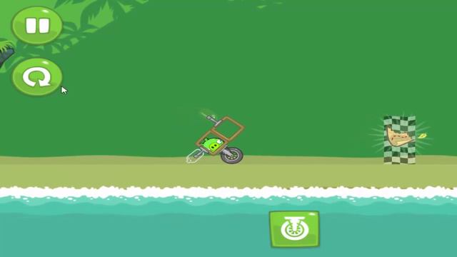 Веселая ИГРА головоломка для детей Bad Piggies или Плохие свинки [14] Серия смотреть онлайн