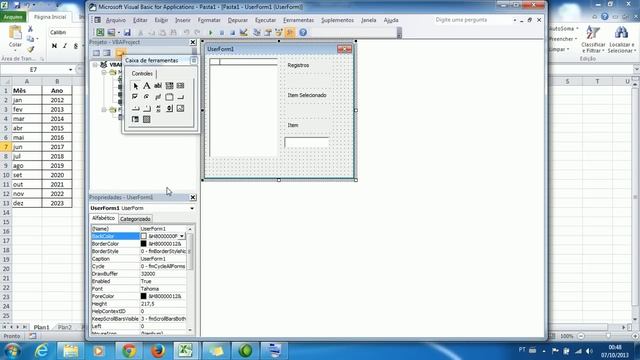 VIDEO AULA VBA Excel - PROPIEDADES LISTBOX смотреть онлайн