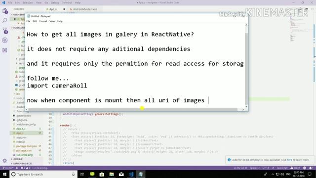 How to get all photos from Gallery in ReactNative without any dependencies? смотреть онлайн