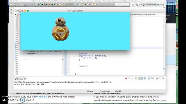 Java Flappy Brown Animating Character 2 смотреть онлайн