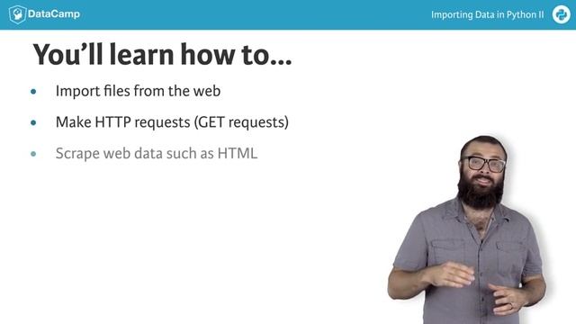 Importing data in Python (Part 2) смотреть онлайн