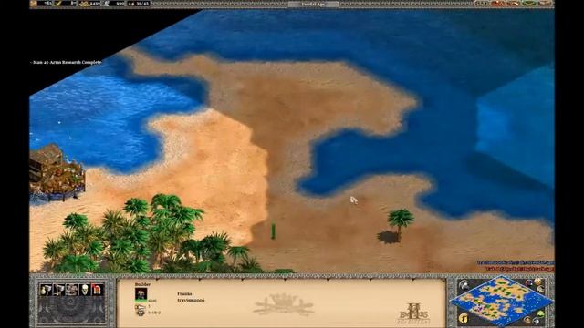 AoE 2 HD | Game 2 | Franks v Persians War Prep смотреть онлайн