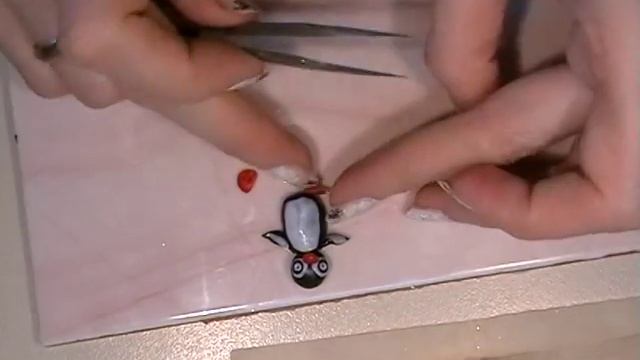 Урок №8 Пингвины магниты из полимерной глины. Мастер класс. Polymer clay