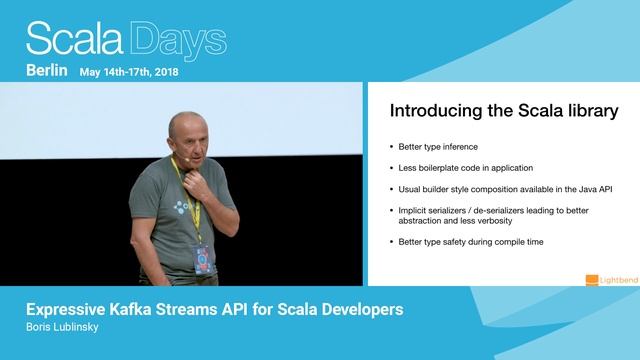 Expressive Kafka Streams API for Scala Developers by Boris Lublinsky смотреть онлайн