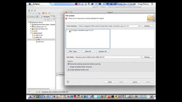 Adding a Driver to an Eclipse Project смотреть онлайн
