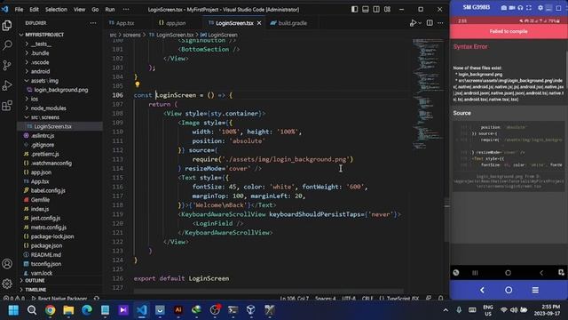 Making a React Native Application | Sinhala - සිංහලෙන් | #3 - Sign Up Page Design смотреть онлайн