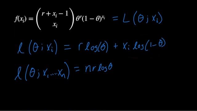 Maximum Likelihood Estimator: Negative Binomial Distribution смотреть онлайн