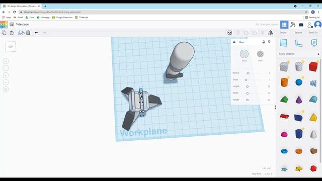 {Tinkercad 3D models}Telescope 1 смотреть онлайн