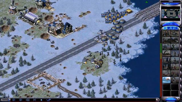 Red Alert 2 yuri's revenge : 1 vs union of 7 AI players смотреть онлайн