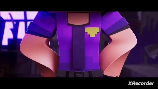 Purple Girl - 1 hour (I'm Psycho) Minecraft Animation music video смотреть онлайн
