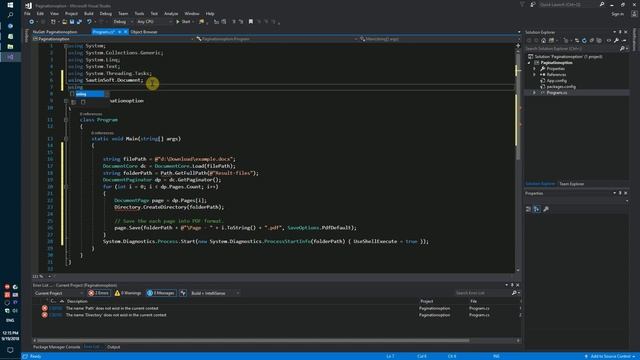 How to use "Pagination option" in C# and .Net! смотреть онлайн