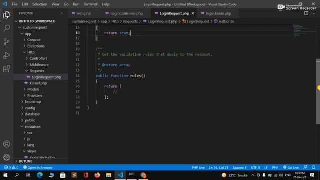How To Create Custom Request Class In Laravel Step By Step In Hindi | Create Custom Request смотреть онлайн