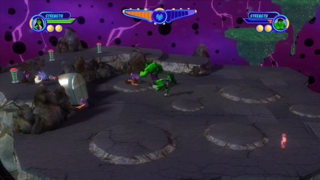 Marvel Super Hero Squad The Infinity Gauntlet #3 — Double Hulk Attack {Xbox 360} смотреть онлайн