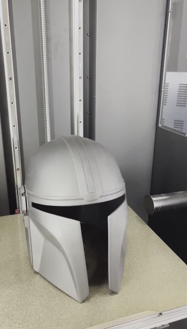 WOW! 3д печатный шлем из ABS пластика на 3D принтере Stratex 350 / Вот что может 3D печать #shorts смотреть онлайн