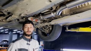 обзор выхлопа VW TIGUAN  2.0 версия без насадок.