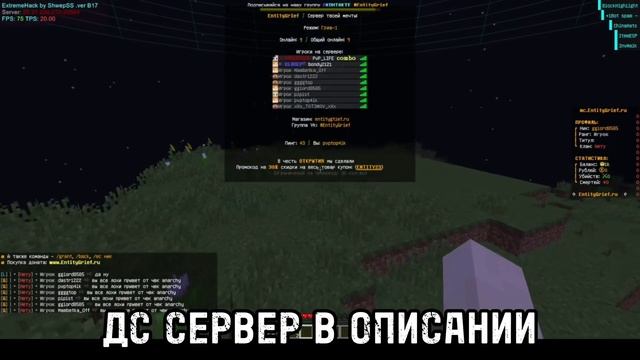 БЕСПЛАТНЫЙ ДДОС СЕРВЕРОВ В МАЙНКРАФТ❤❤❤ | Заддосил ШКОЛО-СЕРВЕР В майнкрафт! смотреть онлайн