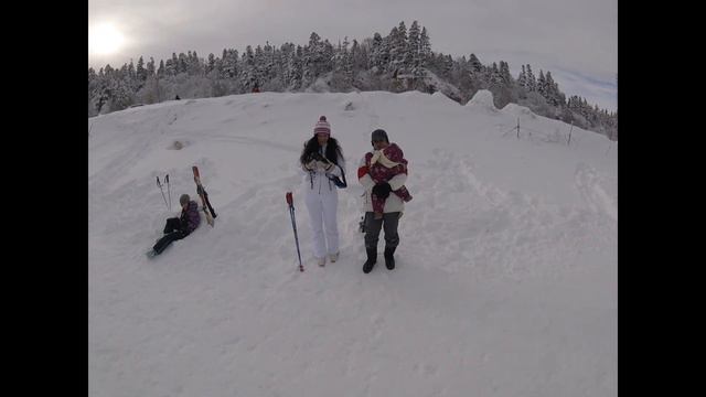 Катаемся на лыжах в Адыгее. Плато Лаго-Наки зимой 2020! смотреть онлайн