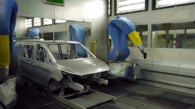 Mercedes V-class  W447 Production. Plant Vitoria, Spain.