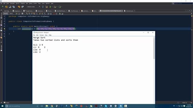 Java Programming Tutorial 34: Merge Sort Intuition смотреть онлайн