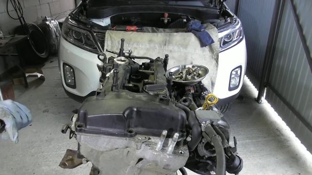[Rebuild it!] G4KJ Kia Sorento 2.4. Disassembly and inspection of engine damage. смотреть онлайн