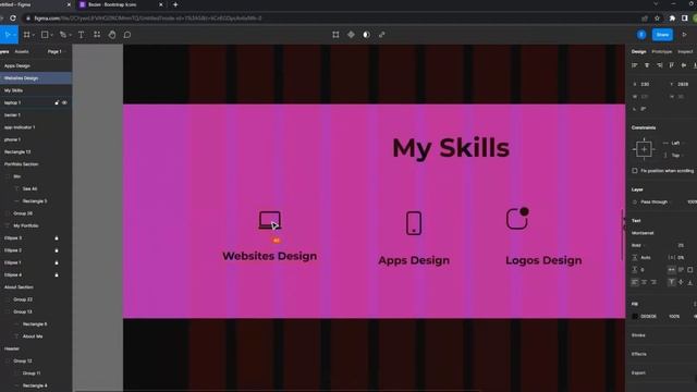 Figma Speed Art - Personal Portfolio Design смотреть онлайн
