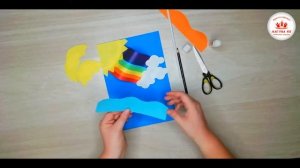 Поделка для детей "Летняя аппликация" от базы отдыха "Лагуна Юг"