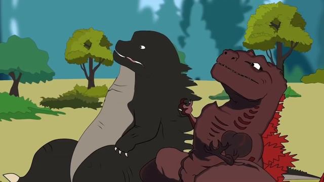 Godzilla Cartoon | Godzilla Vs Kong