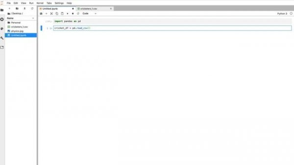 Import CSV File in Python Pandas